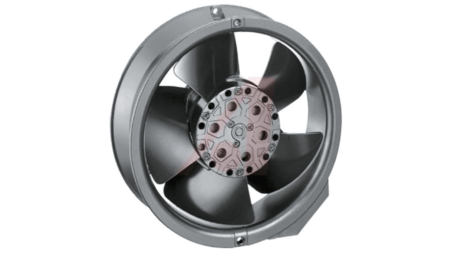 ebm-papst W2E143 Series Axial Fan, 115 V ac, AC Operation, 500m³/h, 29W, 172 x 51mm – Model: W2E143-AB15-01