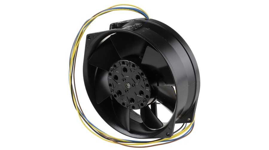 ebm-papst W2S130 Series Axial Fan, 230 V ac, AC Operation, 380m³/h, 45W, 172 x 55mm – Model: W2S130-AA03-90