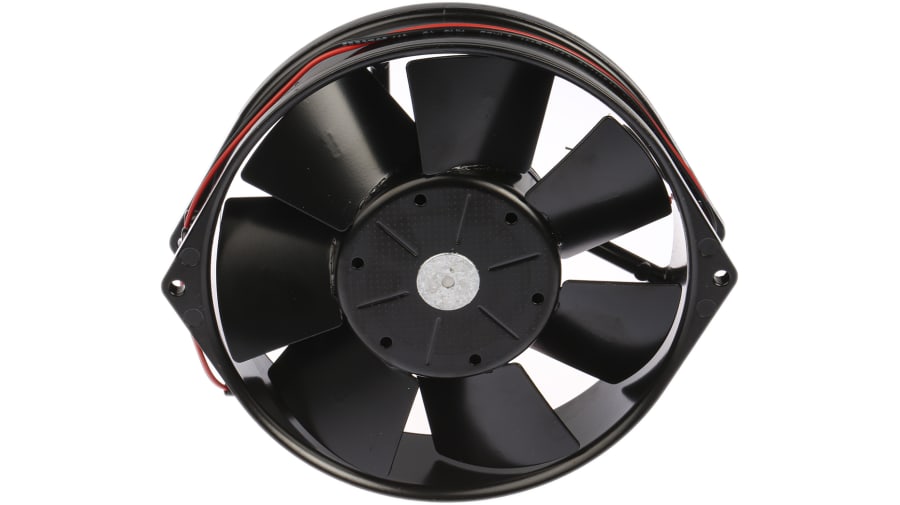 ebm-papst 7100 N Series Axial Fan, 24 V dc, DC Operation, 360m³/h, 19W, 150 x 38mm – Model: 7114NH