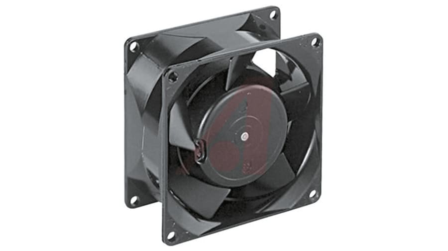 ebm-papst 8000 V Series Axial Fan, 230 V ac, AC Operation, 61.16m³/h, 11W, 80 x 80 x 38mm – Model: 8556V