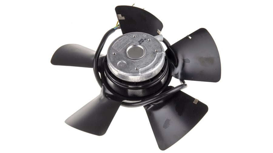 ebm-papst A Series Axial Fan, 400 V ac, AC Operation, 1720m³/h, 110W, 0.22A Max, 250 x 83mm – Model: A2D250-AA02-02