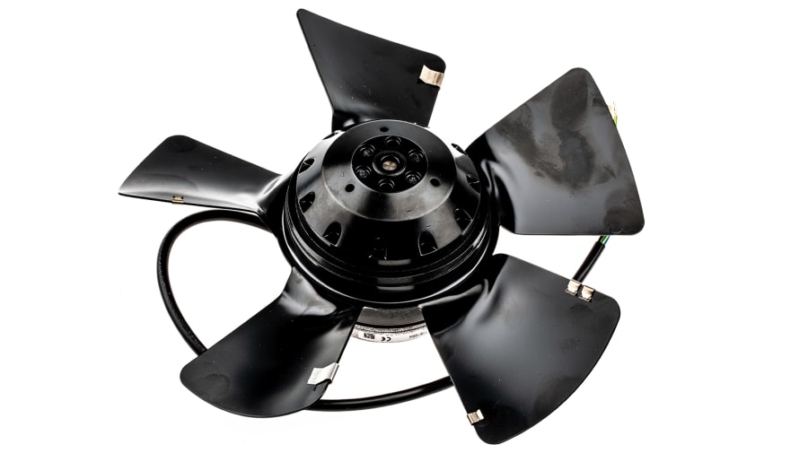 ebm-papst A Series Axial Fan, 230 V ac, AC Operation, 1740m³/h, 165W, 740mA Max, 250 x 83mm – Model: A2E250-AE65-02