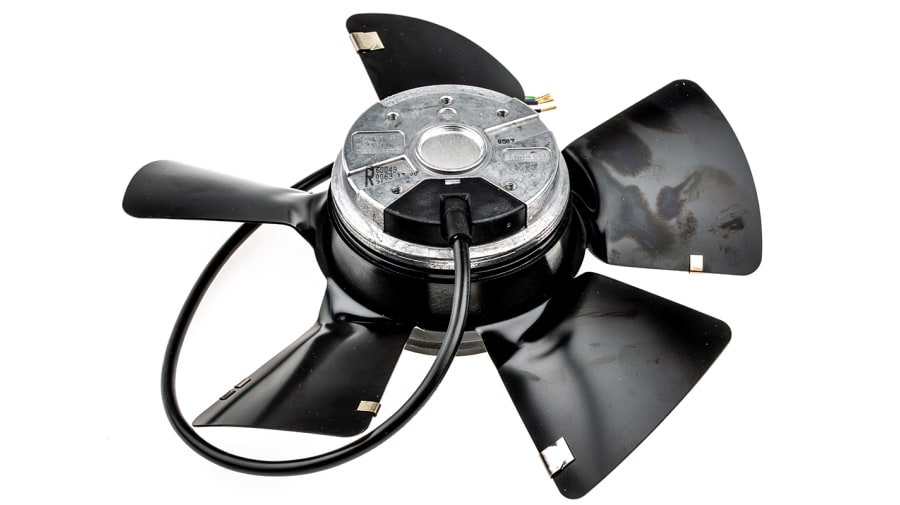 ebm-papst A Series Axial Fan, 230 V ac, AC Operation, 1740m³/h, 165W, 740mA Max, 250 x 83mm – Model: A2E250-AE65-02