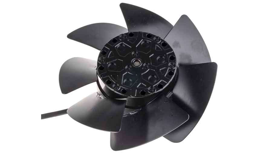 ebm-papst A2S130 Series Axial Fan, 230 V ac, AC Operation, 325m³/h, 50W, 300mA Max, IP44, 138.3 x 56.9mm – Model: A2S130-AB03-11