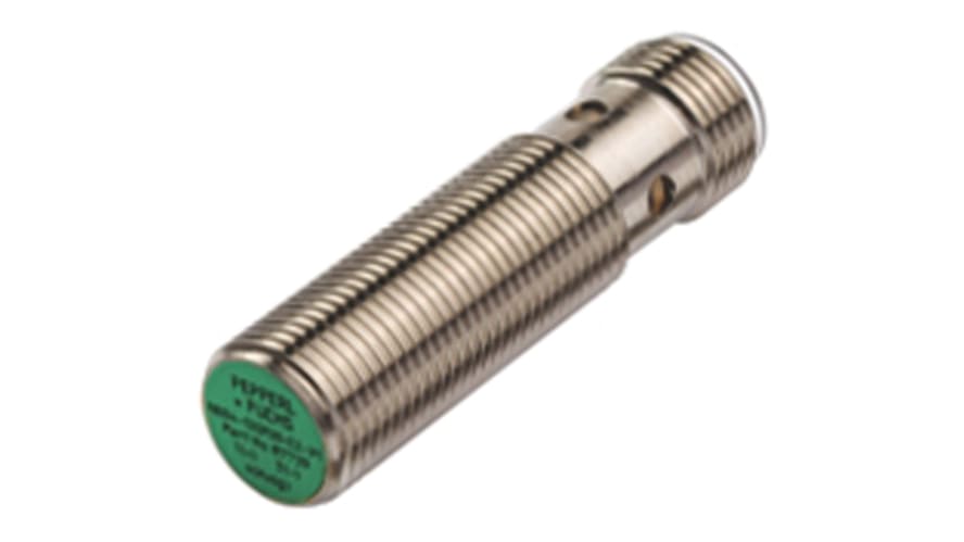 NBB2-12GM30-E2-V1, Pepperl + Fuchs Inductive Barrel-Style Proximity Sensor, M12 x 1, 2 mm Detection, PNP Output, 5 → 36 V dc, IP68 – Model: 