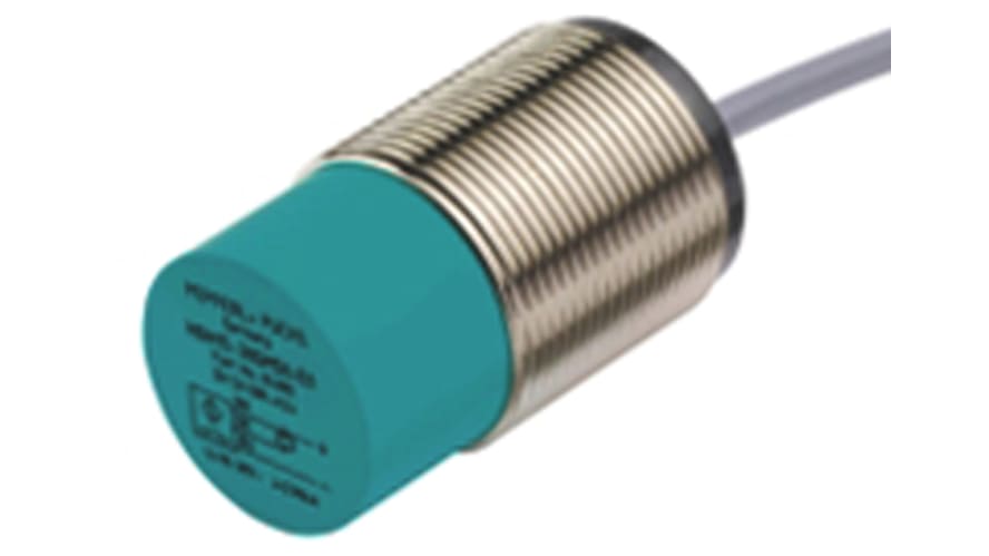 NBN15-30GM50-E0, Pepperl + Fuchs Inductive Barrel-Style Proximity Sensor, M30 x 1.5, 15 mm Detection, NPN Output, 5 → 36 V dc, – Model: NBN1