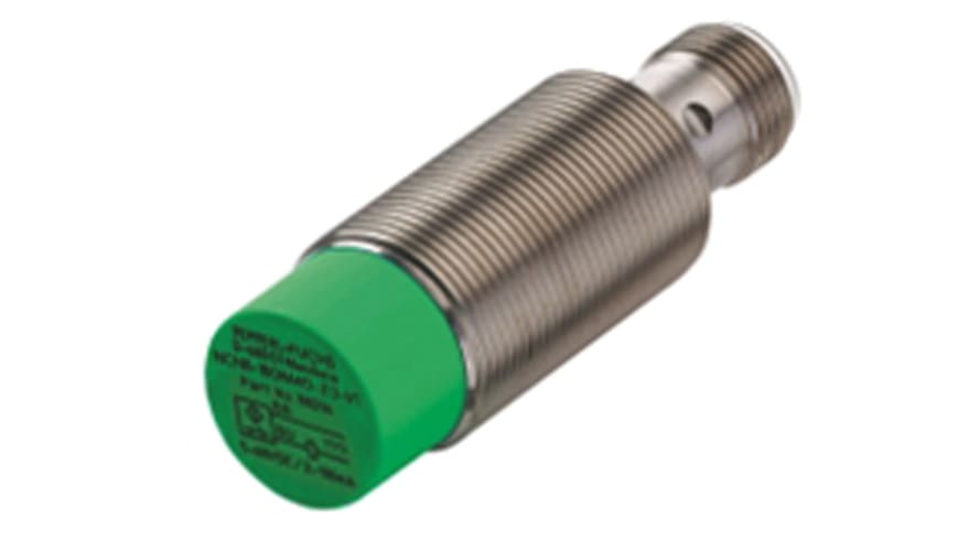 NBN8-18GM40-Z0-V1, Pepperl + Fuchs Inductive Barrel-Style Proximity Sensor, M18 x 1, 8 mm Detection, 5 → 30 V dc, IP67 – Model: NBN8-18GM40-