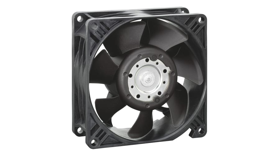 ebm-papst 3250 J - S-Panther Series Axial Fan, 24 V dc, DC Operation, 270m³/h, 35W, 92 x 92 x 38mm – Model: 3254J/2H3P