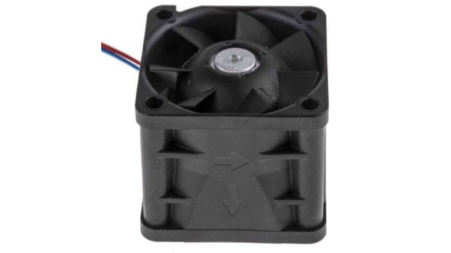 ebm-papst 420 J Series Axial Fan, 12 V dc, DC Operation, 38m³/h, 6.9W, 40 x 40 x 28mm – Model: 422JH