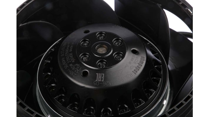 ebm-papst RadiCal Series Centrifugal Fan, 230 V ac, 540m³/h, AC Operation, 190 (Dia.) x 68.5mm – Model: R2E190-RA26-05