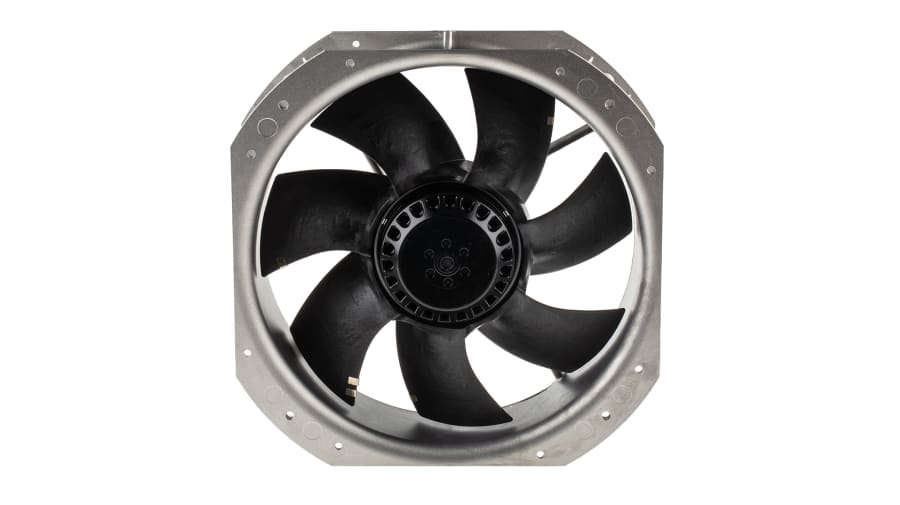 ebm-papst Axial Fan, 230 V ac, AC Operation, 1695m³/h, 125W, 550mA Max, 280 x 80mm – Model: W2E250-HP06-01