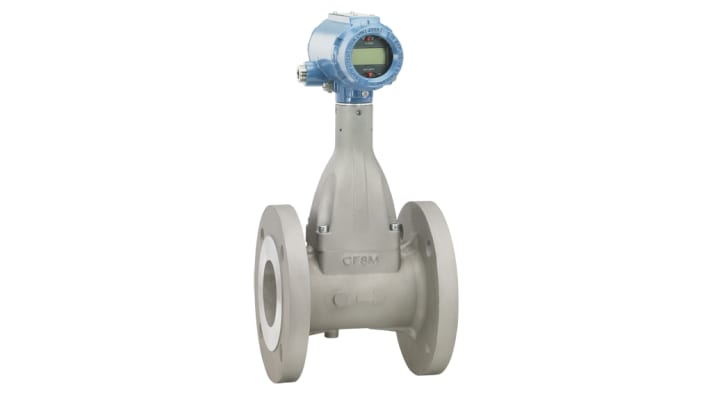 Rosemount 8600 Series Vortex Flowmeter Flow Meter for Gas, Liquid, Vapour, 0.3 l/min Min, 3000 L/min Max