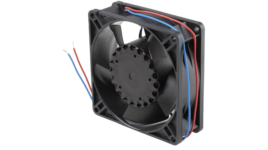 ebm-papst 3300 N - S-Panther Series Axial Fan, 12 V dc, DC Operation, 80m³/h, 1.8W, IP68, 92 x 92 x 32mm – Model: 3312NNU
