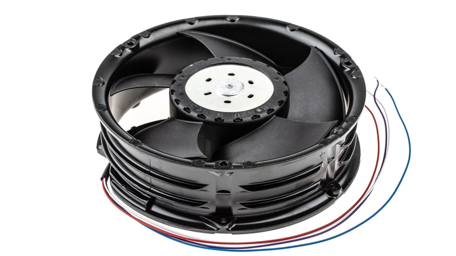 ebm-papst 6300 - S-Force Series Axial Fan, 48 V dc, DC Operation, 710m³/h, 67W, 172 x 51mm – Model: 6318/2HP