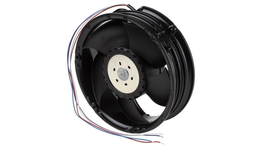 ebm-papst 6300 - S-Force Series Axial Fan, 24 V dc, DC Operation, 545m³/h, 31W, 172 x 51mm – Model: 6314/2HP