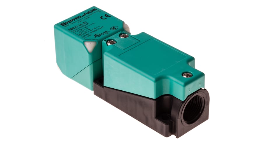 NBB20-U1-Z2, Pepperl + Fuchs Inductive Block-Style Proximity Sensor, 20 mm Detection, 5 → 60 V dc, IP68, IP69K – Model: NBB20-U1-Z2