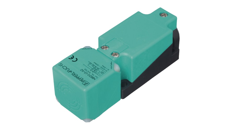 NBN40-U1-A2-V1, Pepperl + Fuchs Inductive Block-Style Proximity Sensor, 40 mm Detection, PNP Output, 10 → 30 V dc, IP68, IP69K – Model: NBN4