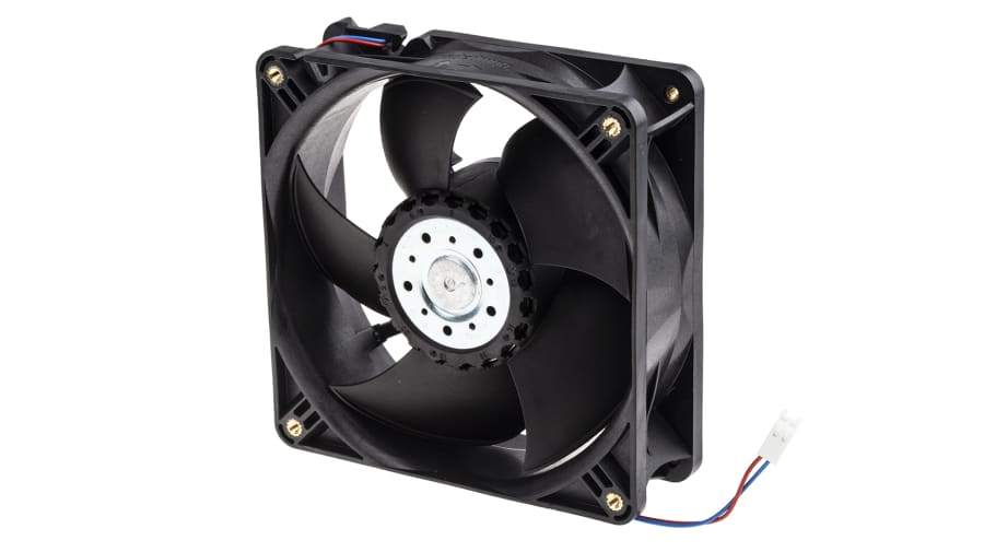 ebm-papst 4400 Series Axial Fan, 24 V dc, DC Operation, 184m³/h, 3.6W, 119 x 119 x 38mm – Model: 4414M-RS0
