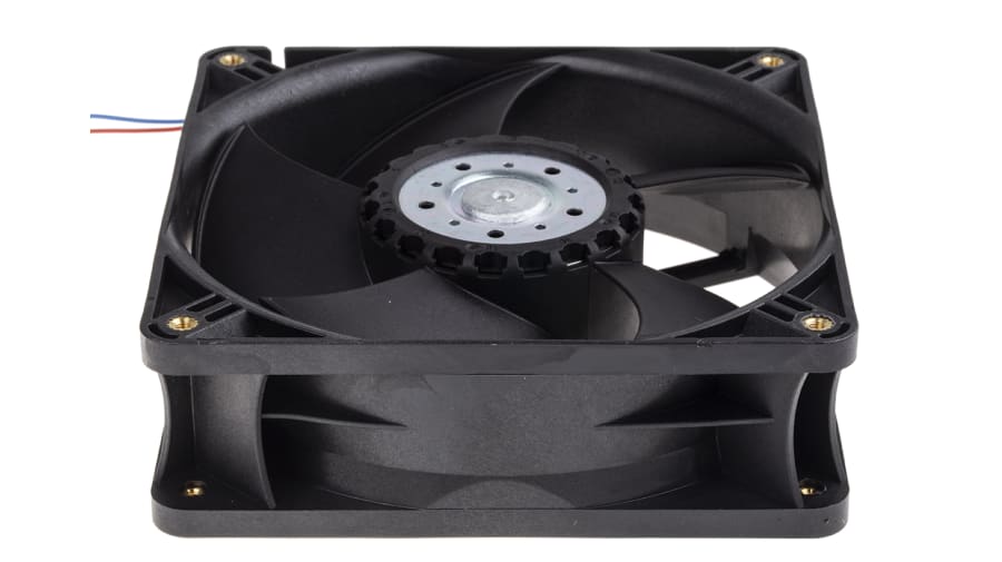 ebm-papst 4400 Series Axial Fan, 24 V dc, DC Operation, 184m³/h, 3.6W, 119 x 119 x 38mm – Model: 4414M-RS0