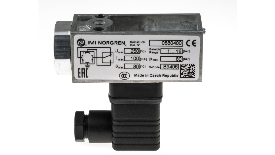 IMI Norgren Pressure Switch, G 1/4 1bar to 16 bar