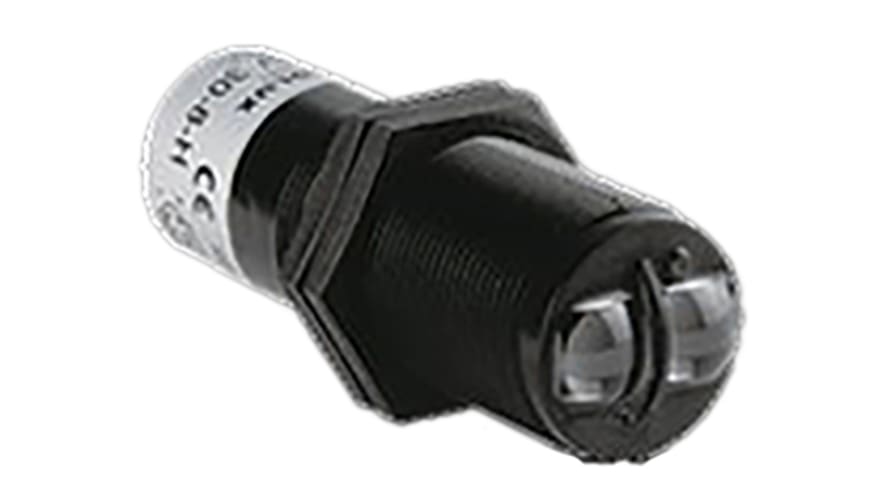 GLV30-8-2000-2372, Pepperl + Fuchs Diffuse Photoelectric Sensor, Barrel Sensor, 100 mm → 2.5 m Detection Range – Model: GLV30-8-2000-2372