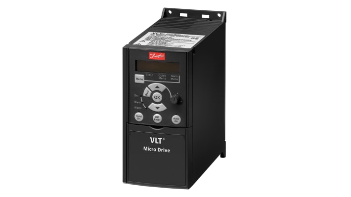Danfoss Inverter Drive, 1.5 kW, 3 Phase, 400 V ac, 3.7 A, VLT FC51 Series – Model: 132F0020