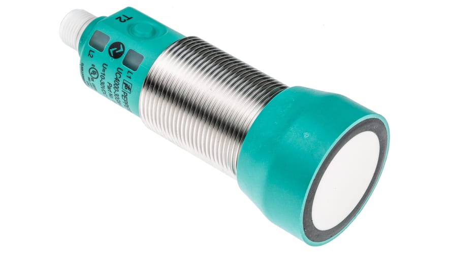 UC4000-30GM-IUEP-IO-V15, Pepperl + Fuchs Ultrasonic Barrel-Style Proximity Sensor, 200 → 4000 mm Detection, NPN Output, 10 → 30 V – Model: U