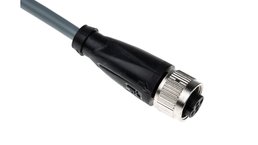 V15-G-5M-PVC, Pepperl + Fuchs Straight Female 5 way M12 to 5 way Unterminated Sensor Actuator Cable, 5m – Model: V15-G-5M-PVC