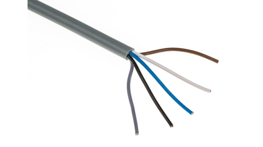 V15-G-5M-PVC, Pepperl + Fuchs Straight Female 5 way M12 to 5 way Unterminated Sensor Actuator Cable, 5m – Model: V15-G-5M-PVC