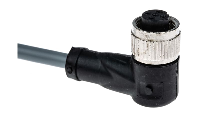 V15-W-5M-PVC, Pepperl + Fuchs Right Angle Female 5 way M12 to 5 way Unterminated Sensor Actuator Cable, 5m – Model: V15-W-5M-PVC