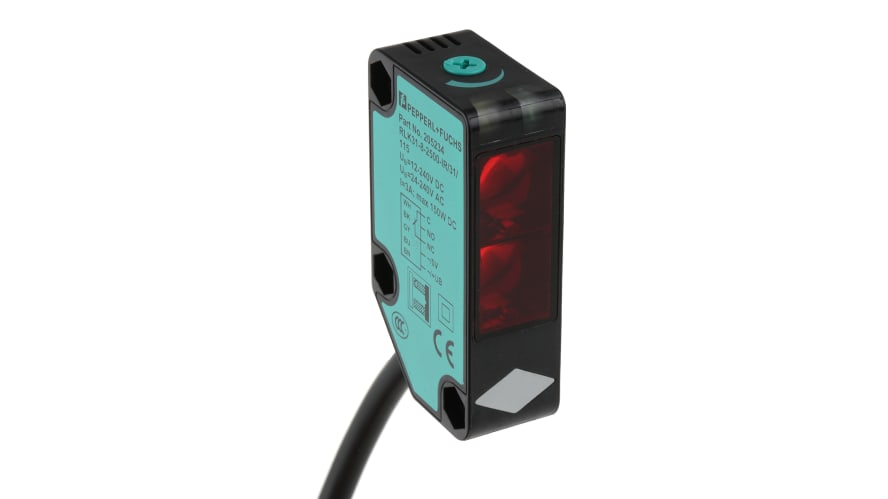 RLK31-8-2500-IR/31/115, Pepperl + Fuchs Diffuse Photoelectric Sensor, Block Sensor, 0 → 2.5 m Detection Range – Model: RLK31-8-2500-IR/31/11