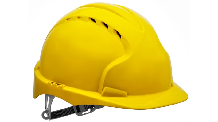 JSP EVO3 Yellow Safety Helmet , Adjustable, Ventilated – Model: AJF160-000-200