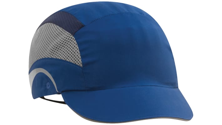 JSP Dark Blue Short Peaked Bump Cap, HDPE Protective Material – Model: AAF000-002-100