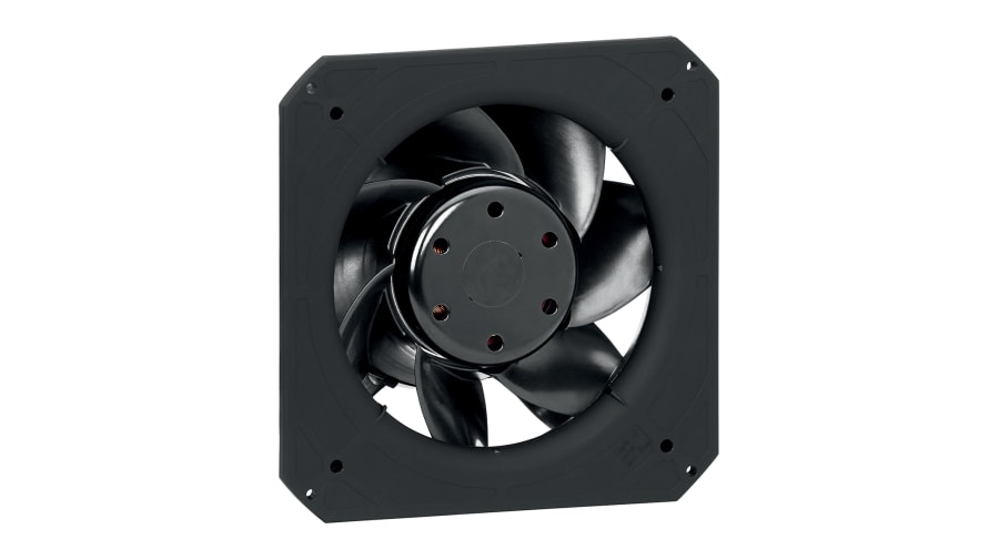 ebm-papst Axial Fan, 24 V dc, DC Operation, 1020m³/h, 95W, 4.7A Max, IP44, 225 x 225 x 80mm – Model: K1G200-AD65-04