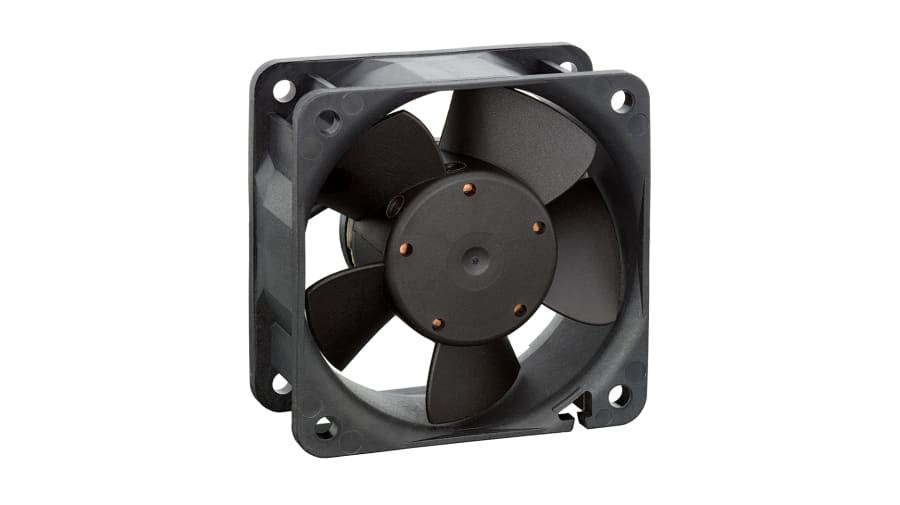 ebm-papst 600 N Series Axial Fan, 12 V dc, DC Operation, 43m³/h, 1.8W, IP68, 60 x 60 x 25mm – Model: 612NHU-181