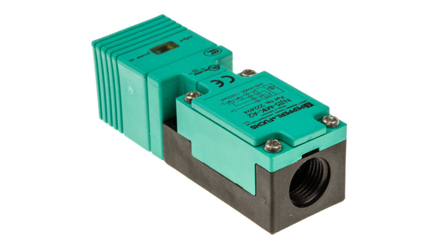 NJ15-M1K-A2, Pepperl + Fuchs Inductive Block-Style Proximity Sensor, 15 mm Detection, PNP Output, 10 → 60 V dc, IP67 – Model: NJ15-M1K-A2
