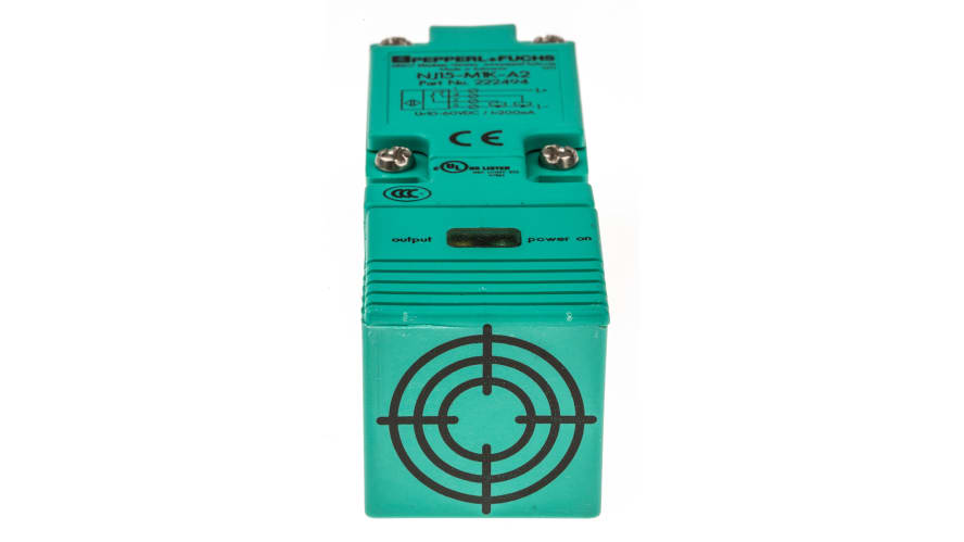 NJ15-M1K-A2, Pepperl + Fuchs Inductive Block-Style Proximity Sensor, 15 mm Detection, PNP Output, 10 → 60 V dc, IP67 – Model: NJ15-M1K-A2