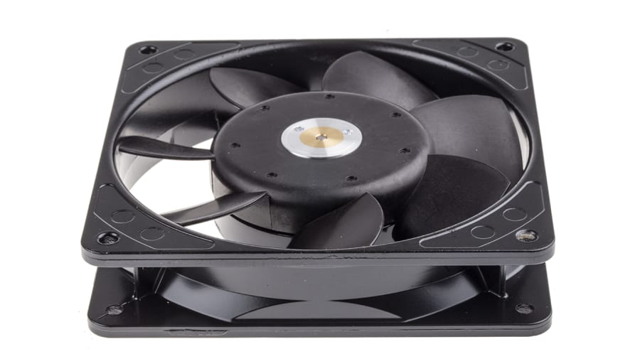 ebm-papst 9900 Series Axial Fan, 115 V ac, AC Operation, 100m³/h, 8W, 70mA Max, 119 x 119 x 25mm