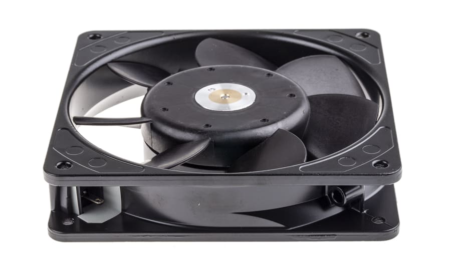ebm-papst 9900 Series Axial Fan, 115 V ac, AC Operation, 135m³/h, 14W, 104mA Max, IP20, 119 x 119 x 25mm