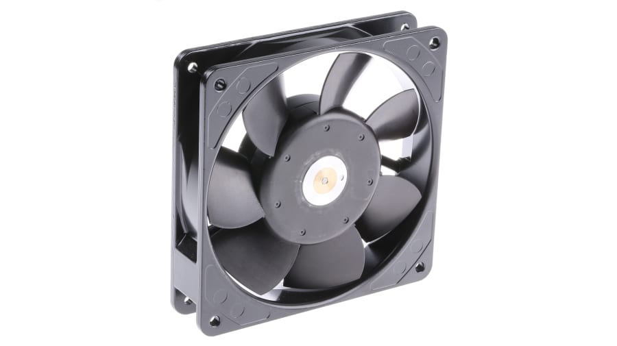 ebm-papst 9900 Series Axial Fan, 24 V ac, AC Operation, 114m³/h, 14W, 119 x 119 x 25mm