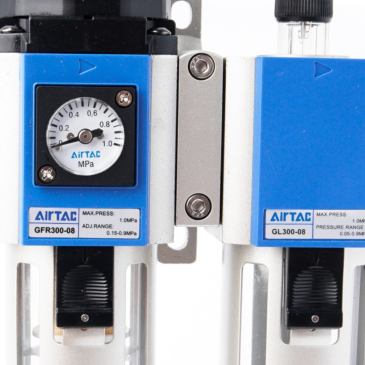 GFC300-08 กรองลม,ปรับลม,เติมน้ำมัน 1/4"
