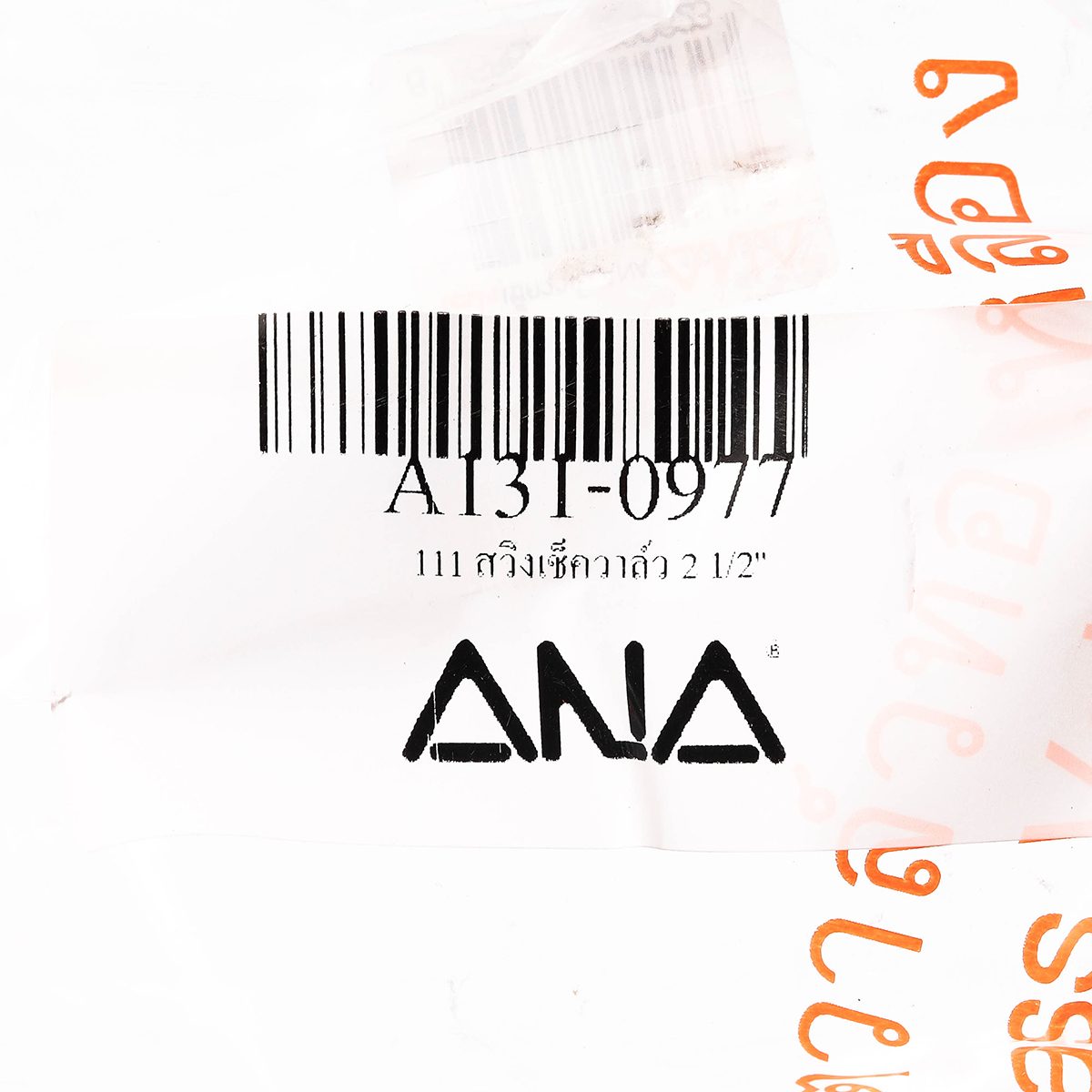 ANA เช็ควาล์วสวิง ขนาด 2 1/2 นิ้ว รุ่น 111 รูน้ำเต็ม (เอน่า)