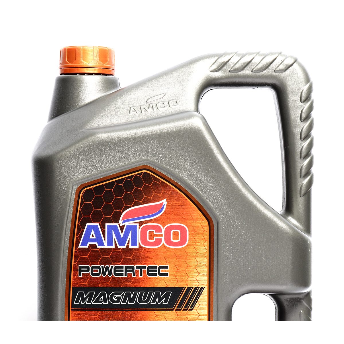 น้ำมันหล่อลื่นเครื่องยนต์ดีเซลเกรดรวมคุณภาพสูง แอมโก้ (AMCO) รุ่น เพาเวอร์เทค แม็กนัม  20W-50 ความหนืด SAE 20W-50 ทนความร้อน หล่อลื่นได้เป็น