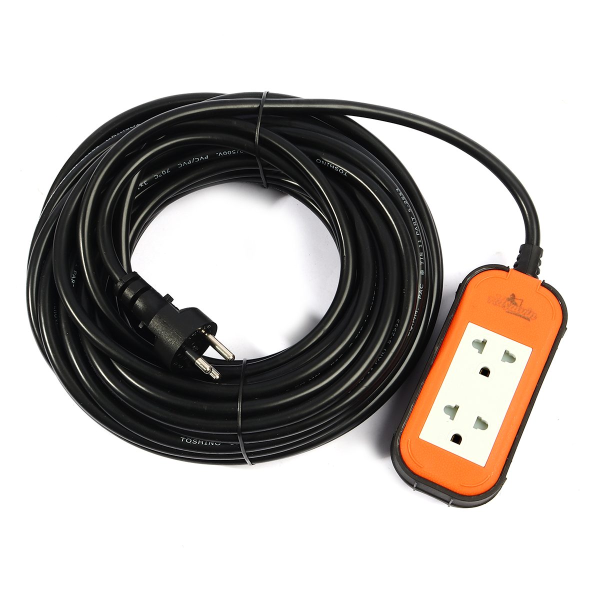 ADSAWIN ปลั๊กพ่วง 2 ช่อง สายไฟ 20 เมตร 16 แอมป์ 3600 วัตต์ รุ่น MX315-20M สายไฟ VCT 3x1.5 sq.mm (อัศวิน)