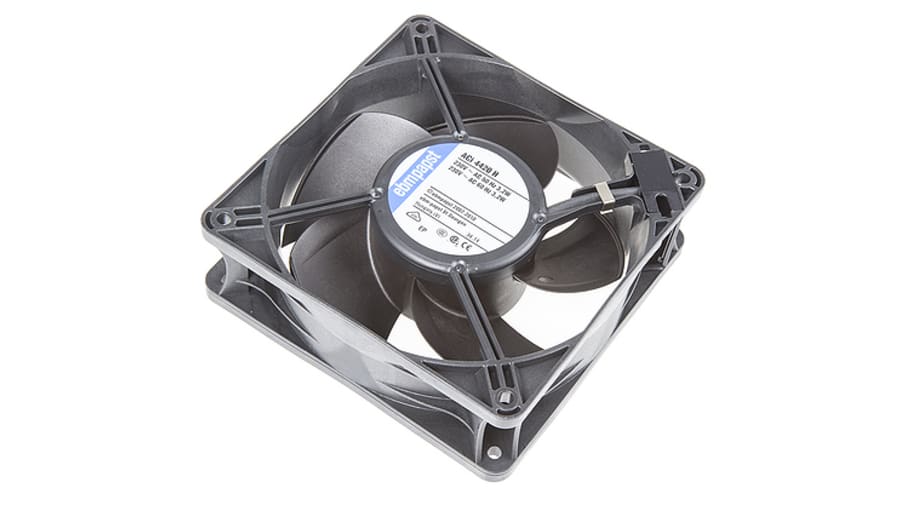 ebm-papst ACi 4400 Series Axial Fan, 230 V ac, AC Operation, 160m³/h, 3.3W, 119 x 119 x 38mm