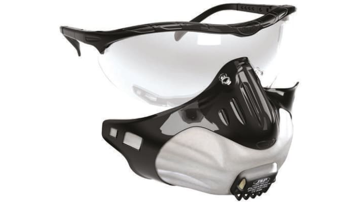 JSP General PPE Combination Kit Containing Clear HC &amp; Anti-Mist Lens, Filter x 3, Goggles, White Holder