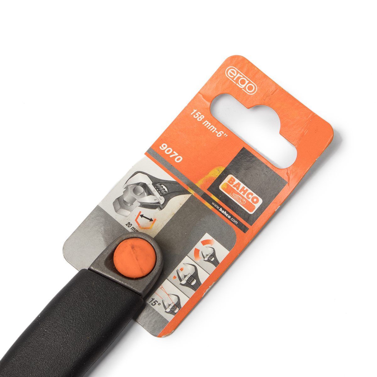 ประแจเลื่อน รุ่น90 ด้ามยาง ERGO 6"(9070)