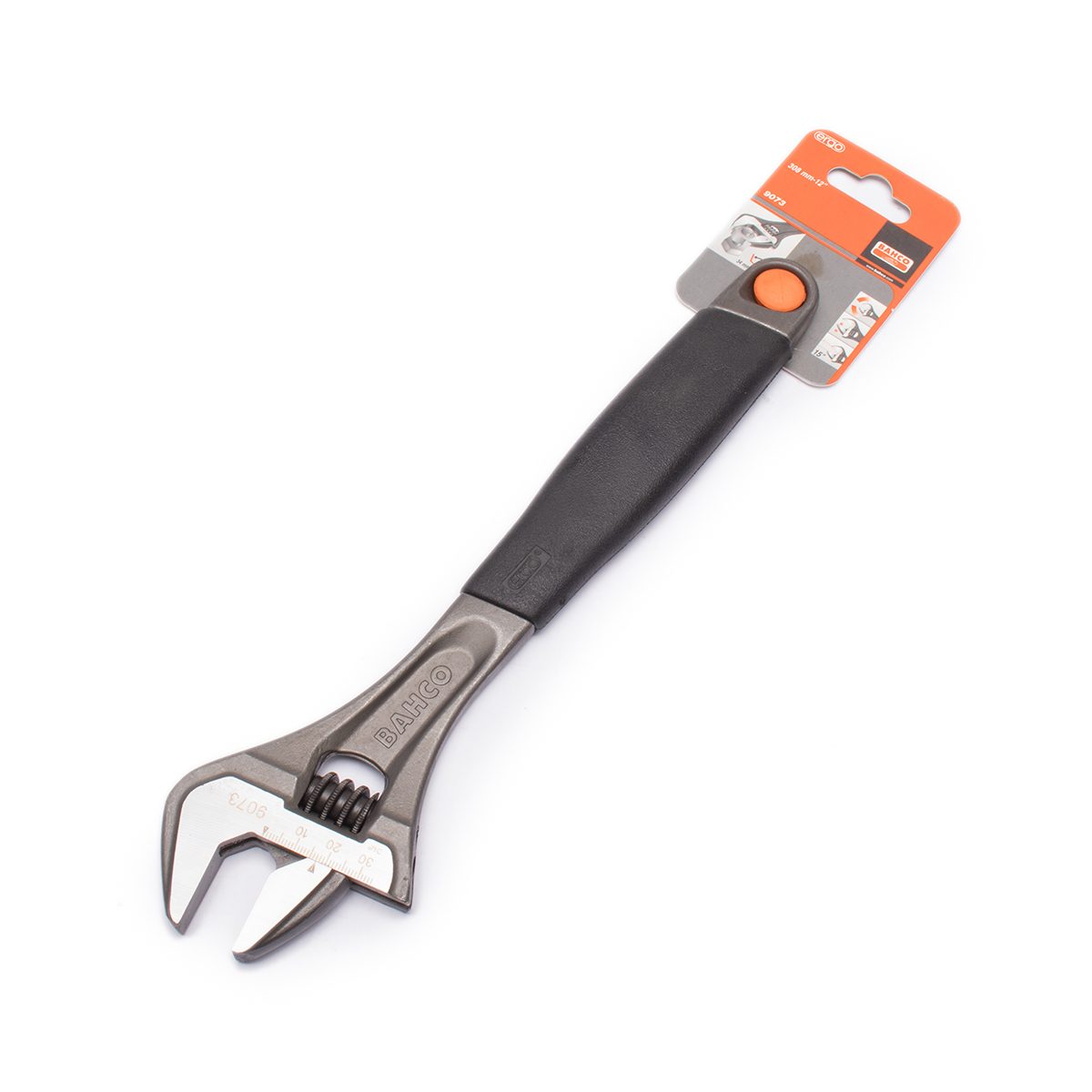 ประแจเลื่อน รุ่น90 ด้ามยาง ERGO 12"(9073