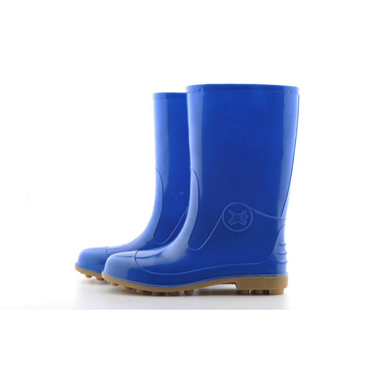 รองเท้าบูทกันน้ำสีน้ำเงิน พื้นยาง โบว์ลิ่ง (BOWLING) รุ่น B4250 ความสูง 12 นิ้ว เบอร์ 11 (41-42 EU) ป้องกันพื้นลื่น สารเคมี เชื้อโรคและแบคที