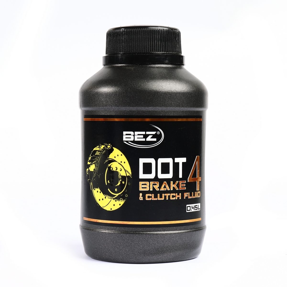 BEZ (เบซ) น้ำมันเบรกเกรดพรีเมี่ยมสมรรถนะสูงมาตรฐาน รุ่น DOT 4 สามารถใช้งานกับระบบเบรก ได้ทั้งดิสก์เบรก ดรัมเบรก และคลัตซ์ (ขนาด 450 มล.)